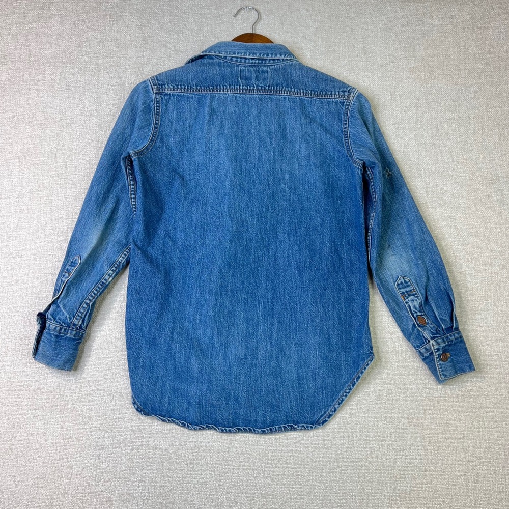 Ralph Lauren Blue Denim Button-Down Shirt - Picture 2 of 7